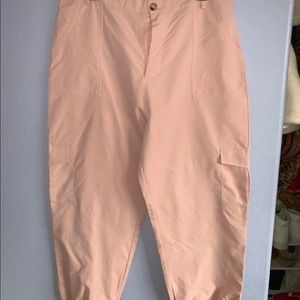 Pink cargo pants
